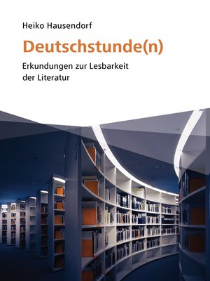 cover image of Deutschstunden(n)